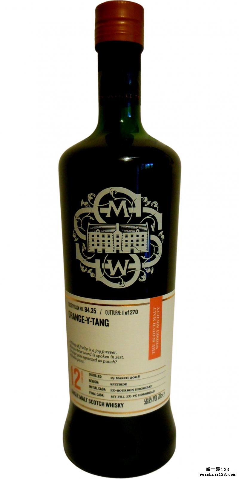 Glendullan 2008 SMWS 84.35