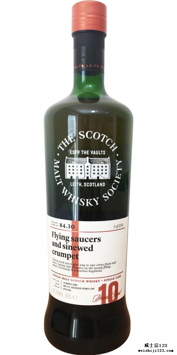 Glendullan 2008 SMWS 84.30