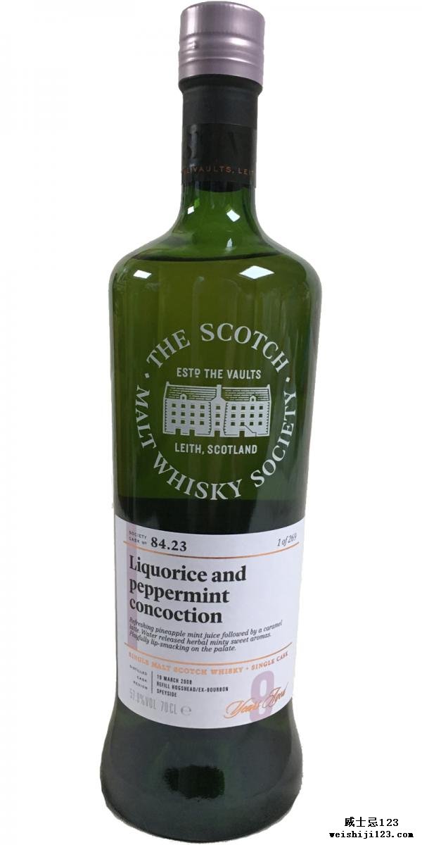 Glendullan 2008 SMWS 84.23