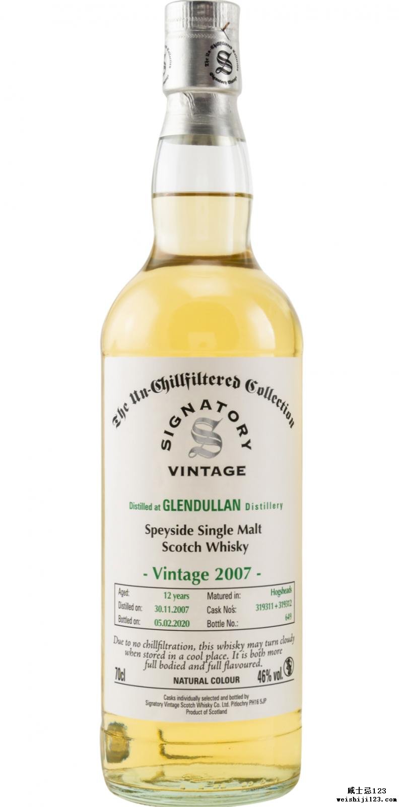 Glendullan 2007 SV