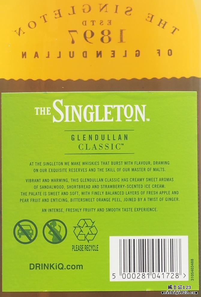 The Singleton of Glendullan Classic