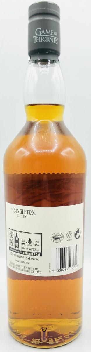 The Singleton of Glendullan Select - House Tully