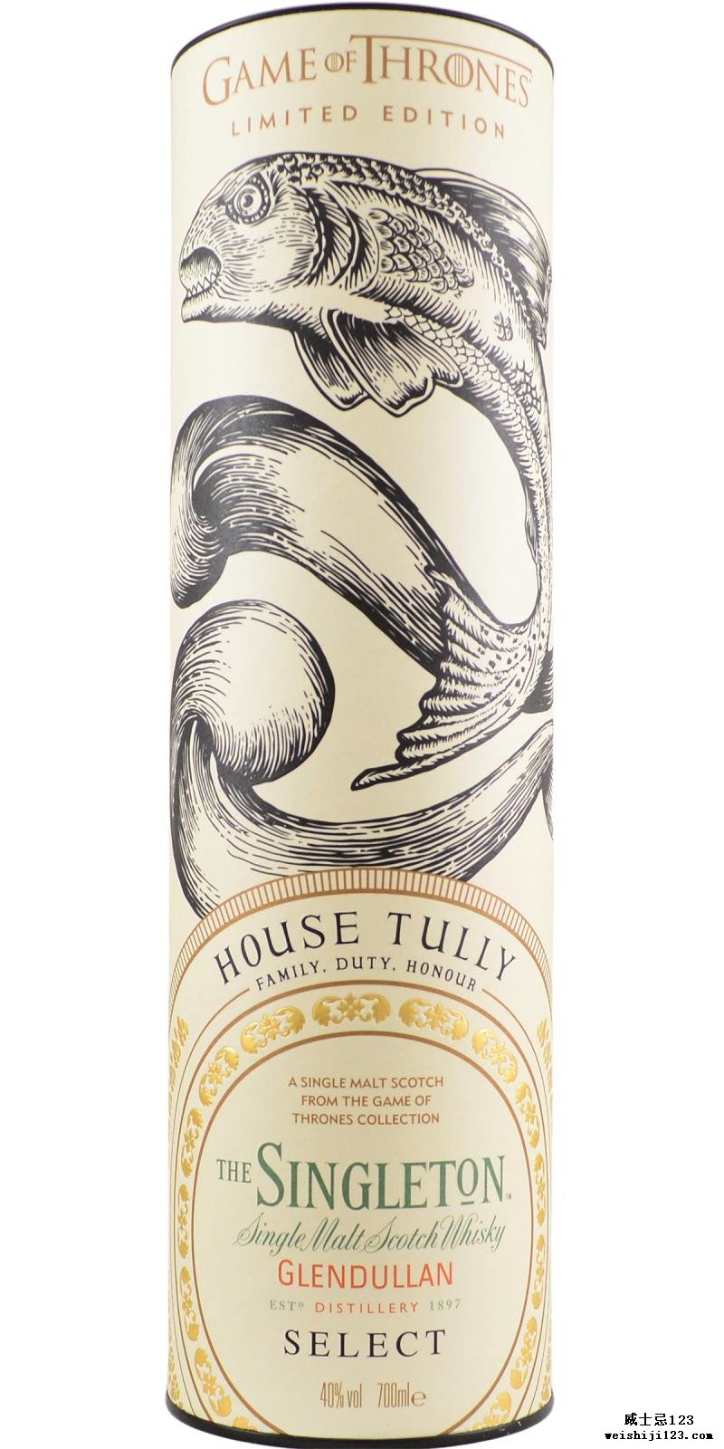 The Singleton of Glendullan Select - House Tully