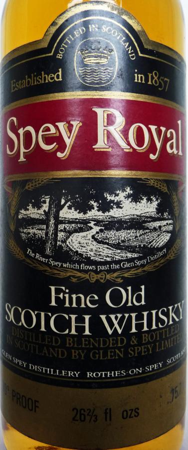 Spey Royal Fine Old Scotch Whisky