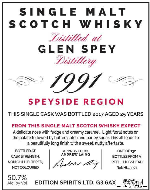 Glen Spey 1991 ED