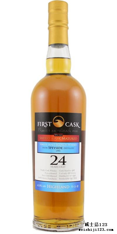 Speyside Distillery 1991 WIN