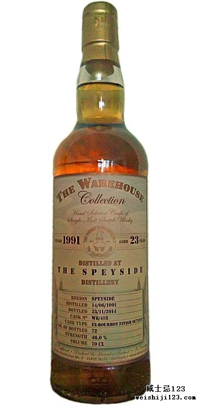 Speyside Distillery 1991 WW8