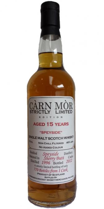 Speyside Distillery 1996 MMcK