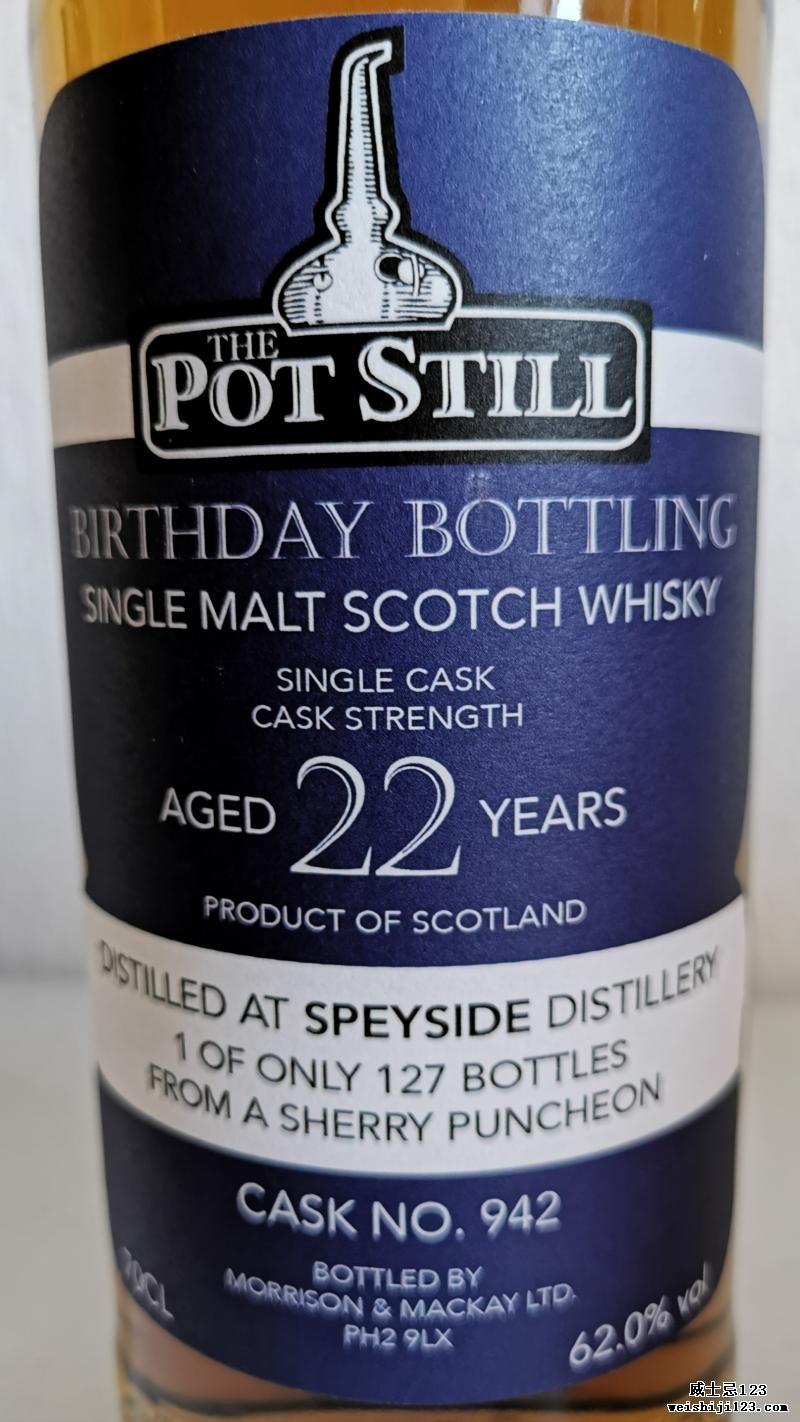 Speyside Distillery 22-year-old MMcK