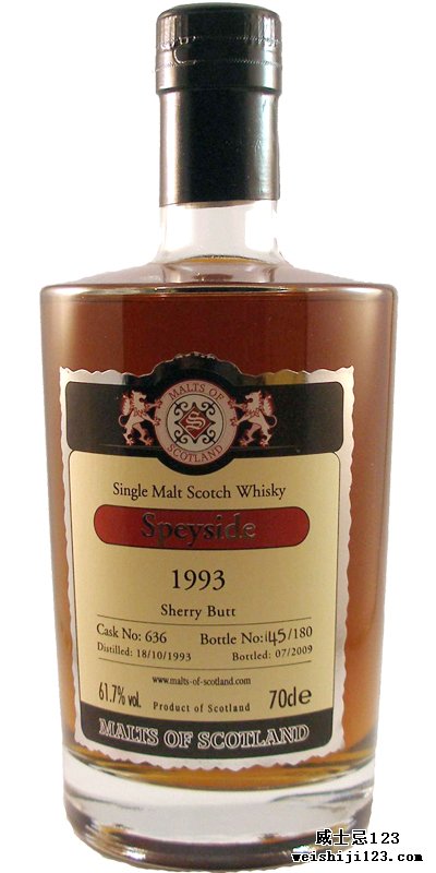 Speyside Distillery 1993 MoS