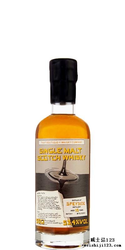 Speyside Distillery Batch 1 TBWC