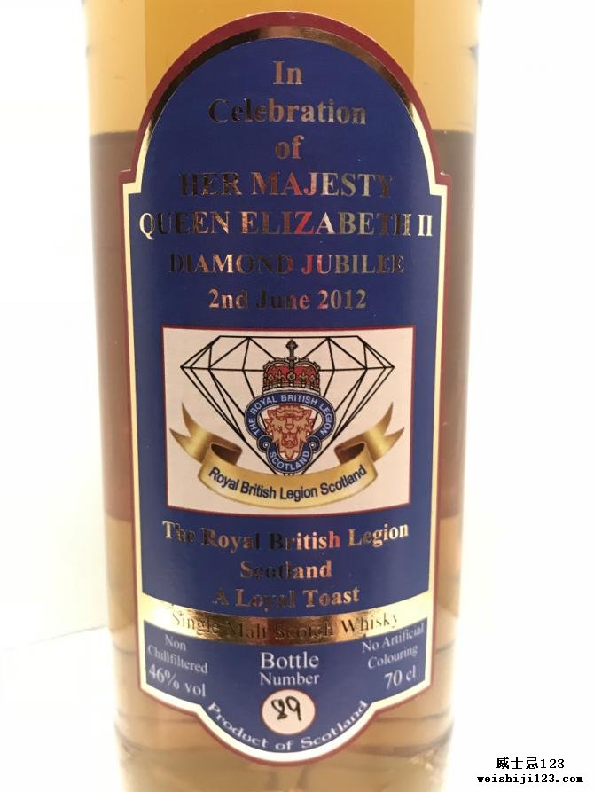 Speyside Distillery Royal British Legion Scotland A Loyal Toast