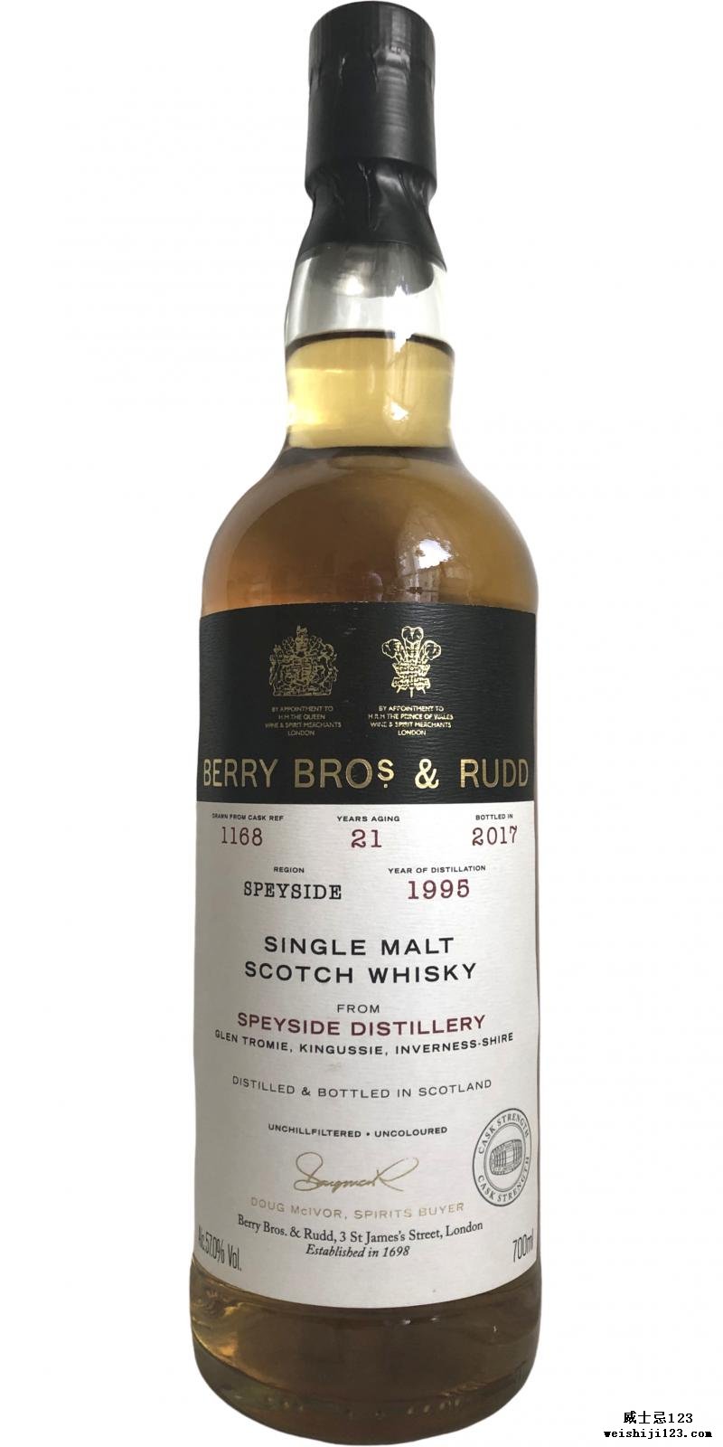 Speyside Distillery 1995 BR