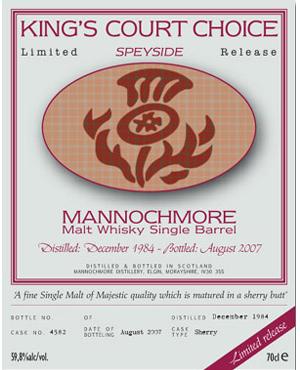 Mannochmore 1984 KCWS