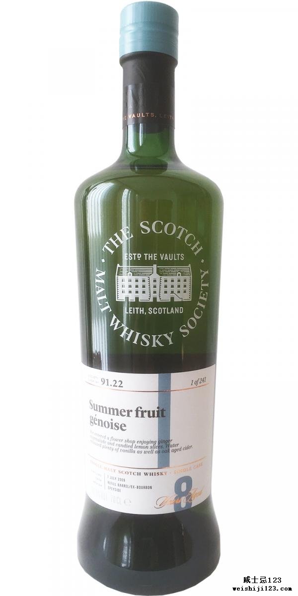 Dufftown 2009 SMWS 91.22