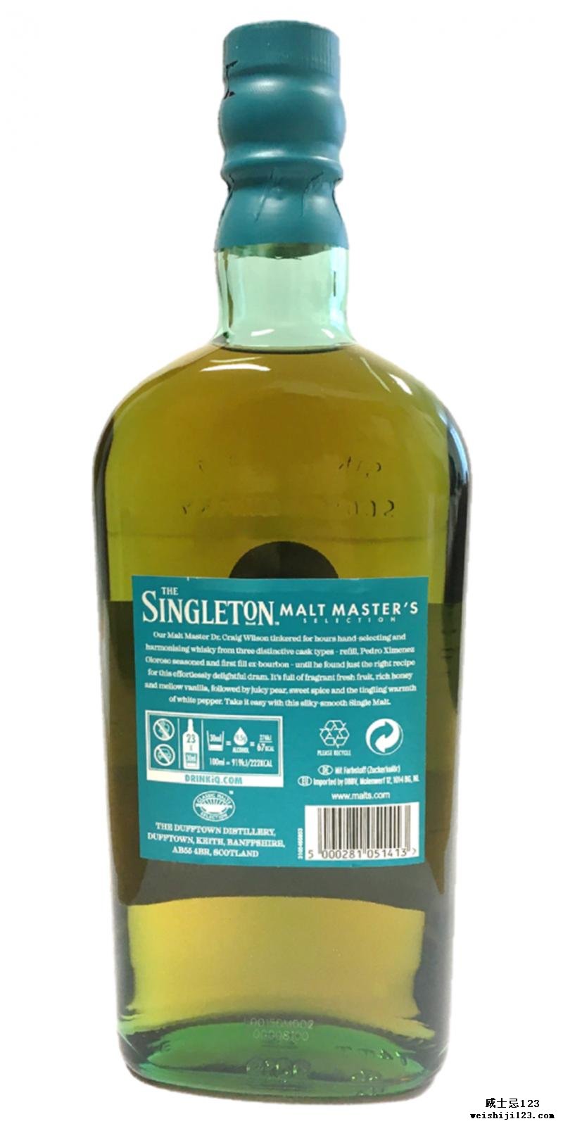 The Singleton of Dufftown Malt Masters Selection