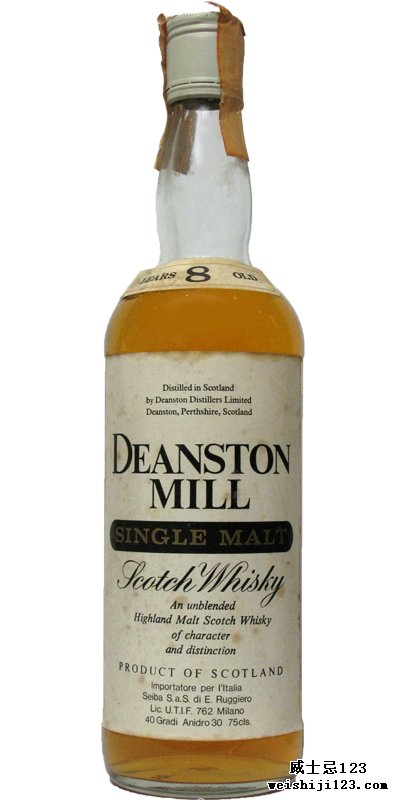 Deanston Mill 08-year-old UD