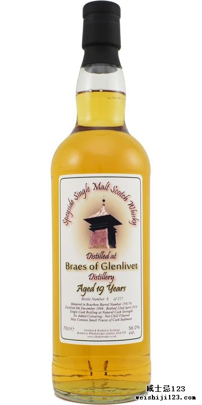 Braes of Glenlivet 1994 WhB