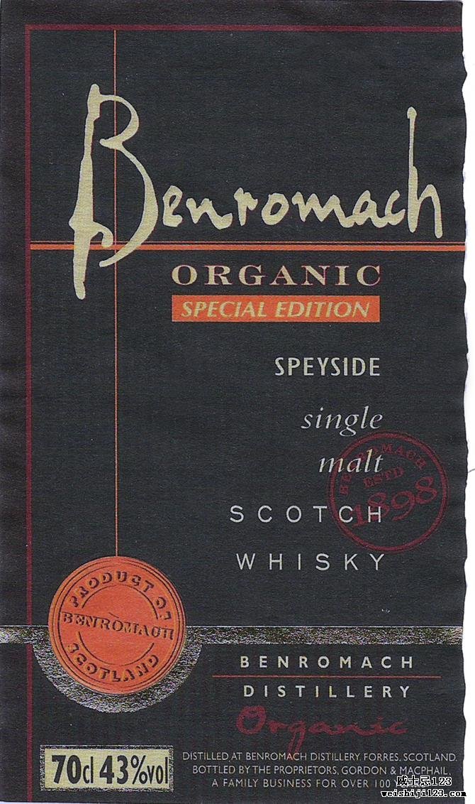 Benromach Organic