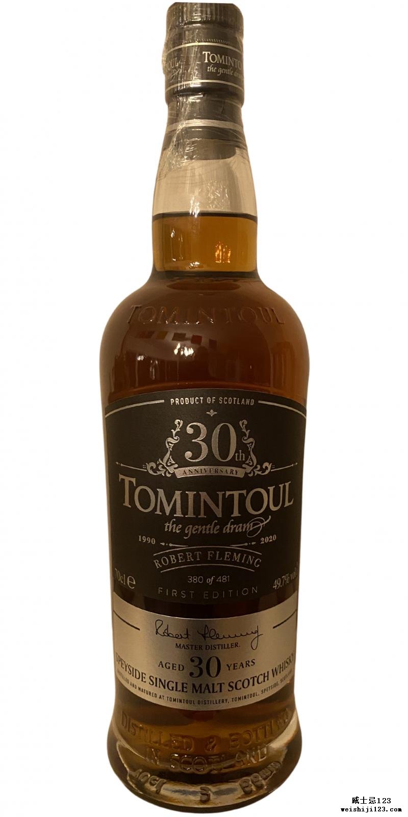 Tomintoul 30-year-old