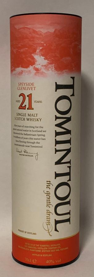 Tomintoul 21-year-old