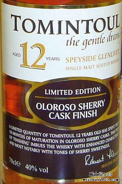 Tomintoul 12-year-old Oloroso