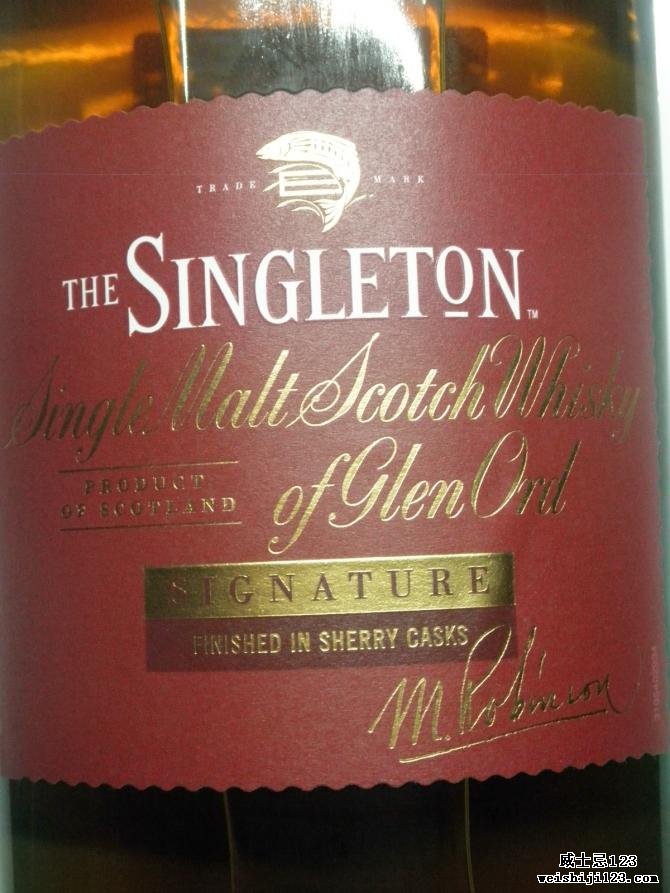 The Singleton of Glen Ord Signature - Finished In Sherry Cask