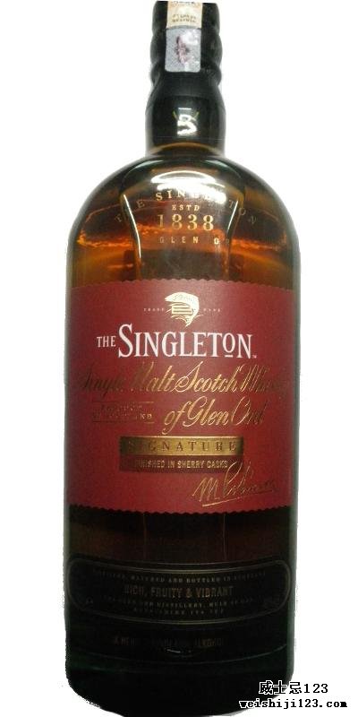The Singleton of Glen Ord Signature - Finished In Sherry Cask