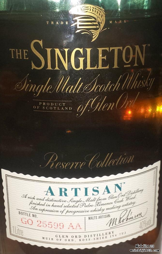 The Singleton of Glen Ord Artisan