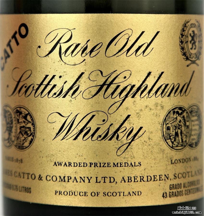 Catto Rare Old Scottish Highland Whisky