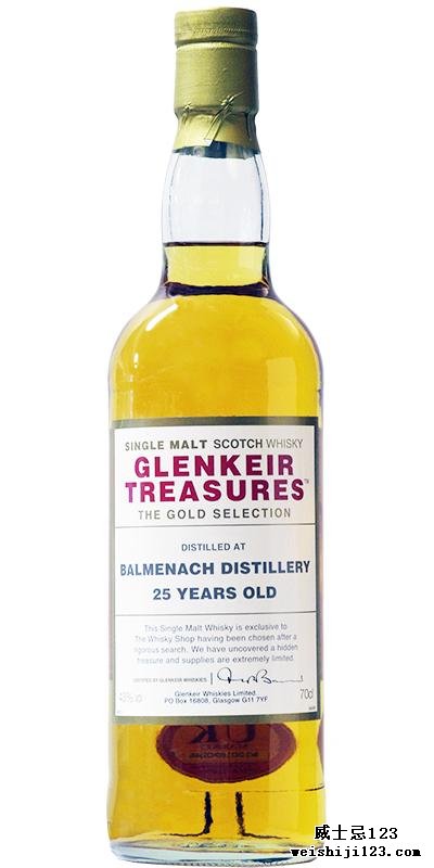 Balmenach 25-year-old TWS