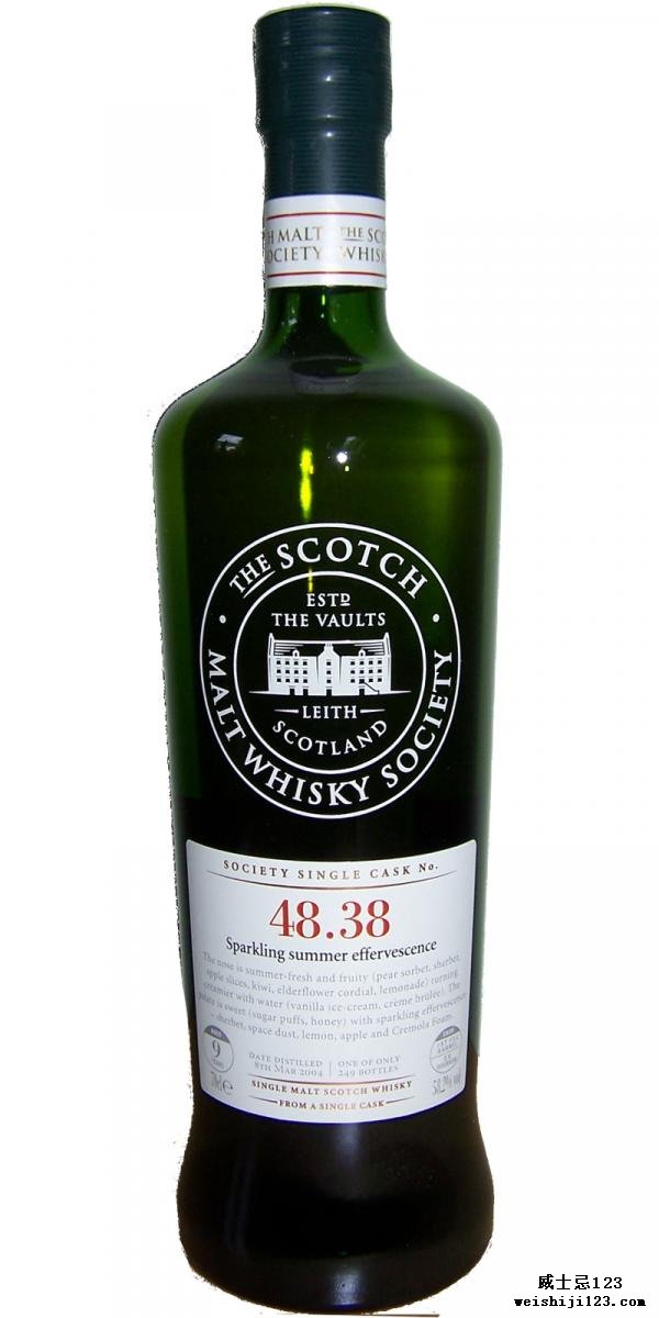 Balmenach 2004 SMWS 48.38