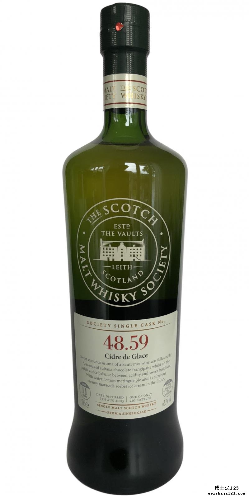 Balmenach 2003 SMWS 48.59