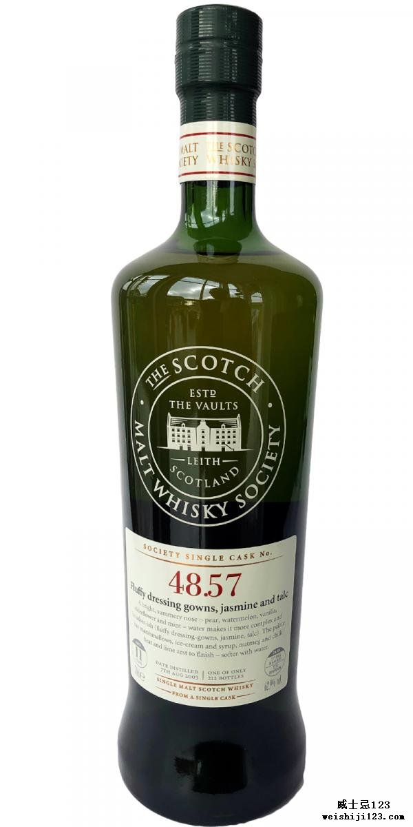 Balmenach 2003 SMWS 48.57