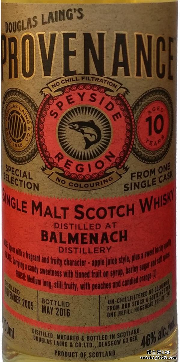 Balmenach 2005 DL