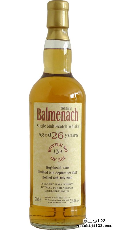 Balmenach 1983 BF