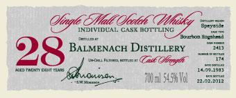 Balmenach 1983 DR