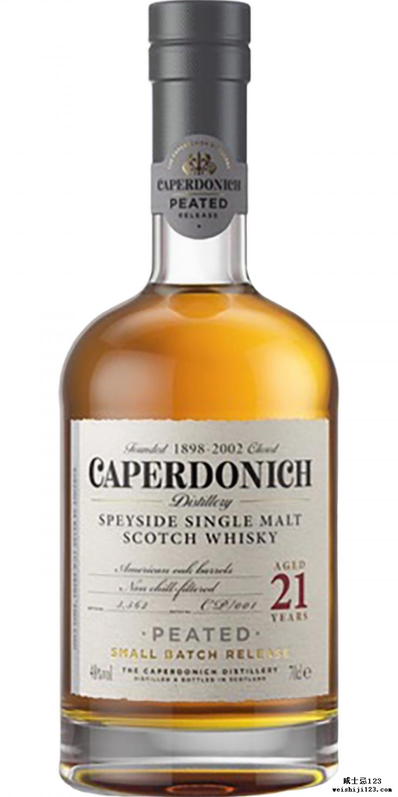 Caperdonich 21-year-old - Peated