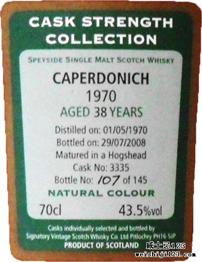 Caperdonich 1970 SV