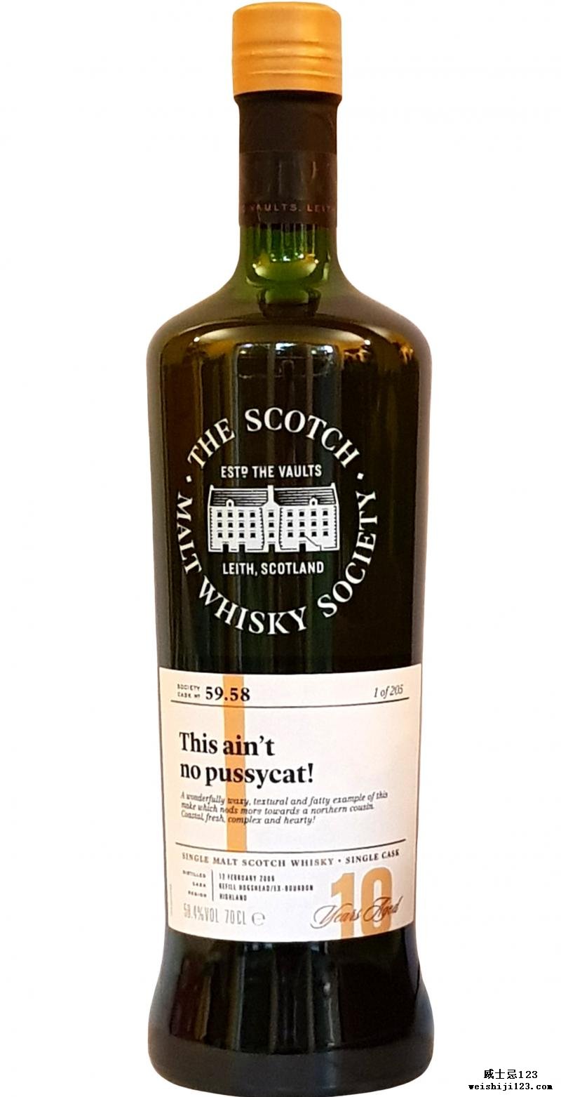 Teaninich 2009 SMWS 59.58