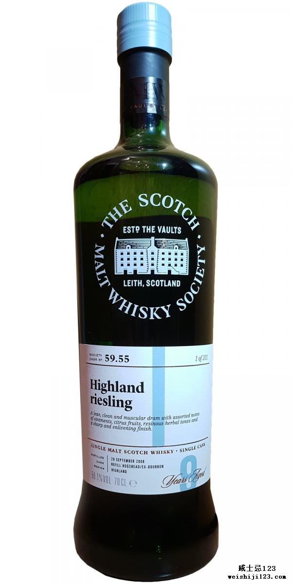 Teaninich 2008 SMWS 59.55