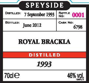 Royal Brackla 1993 Mg