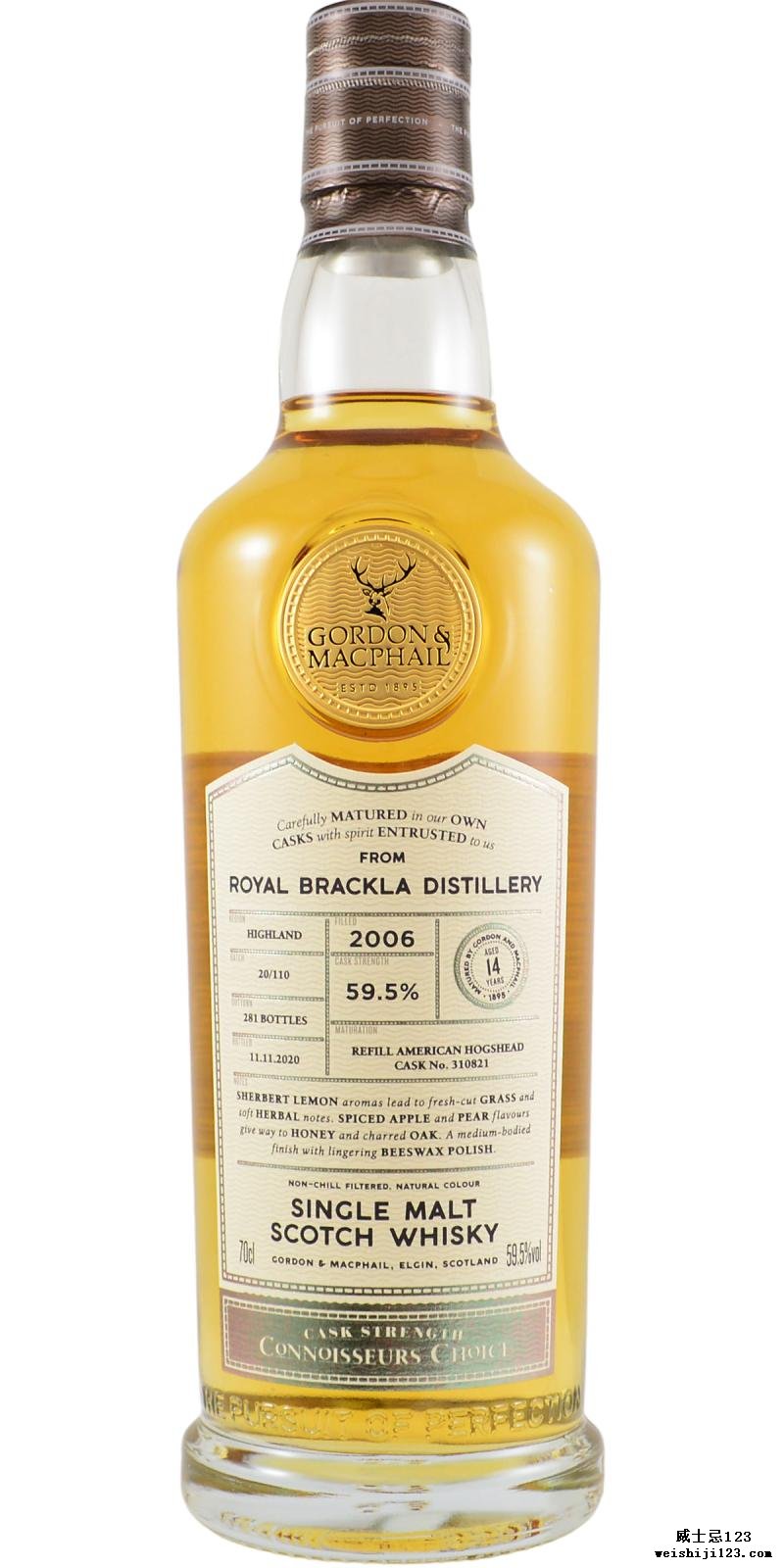 Royal Brackla 2006 GM