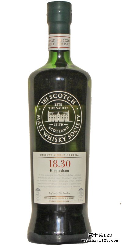 Inchgower 1985 SMWS 18.30