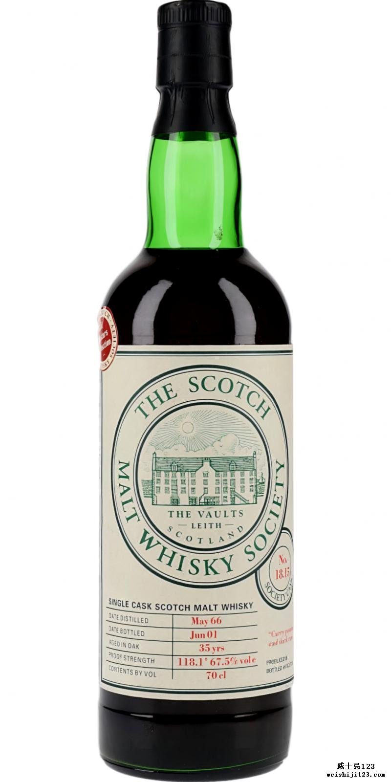 Inchgower 1966 SMWS 18.15