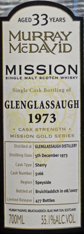 Glenglassaugh 1973 MM