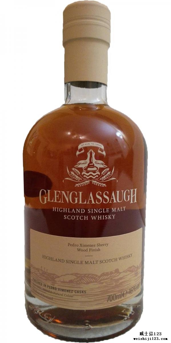 Glenglassaugh Pedro Ximénez Sherry Wood Finish