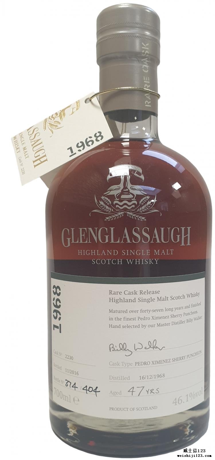 Glenglassaugh 1968