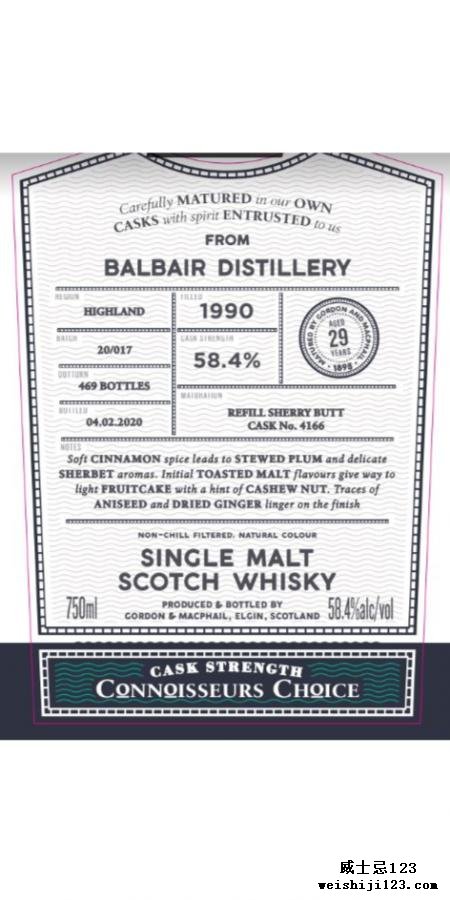 Balblair 1990 GM