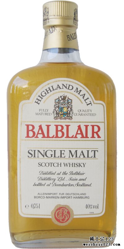 Balblair Highland Malt